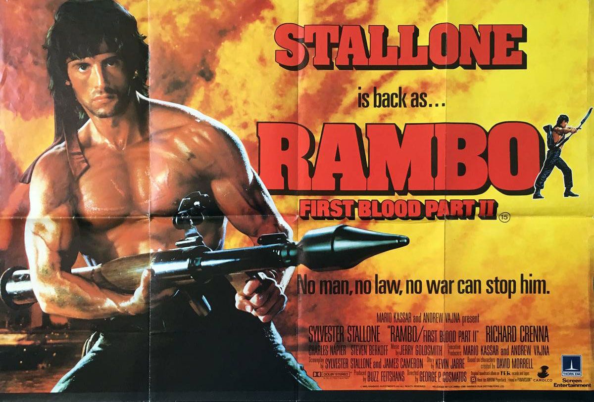 «Рэмбо: Первая кровь 2&raquo, постер фильма