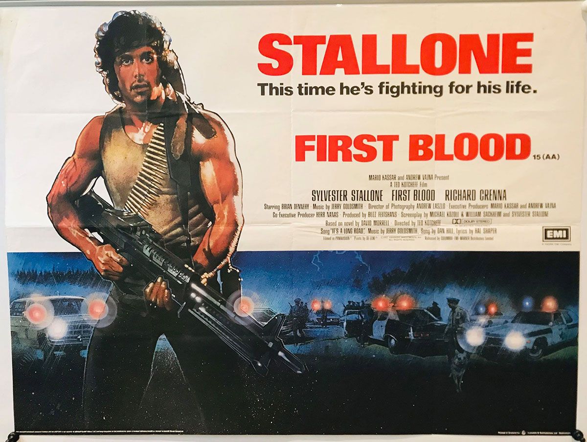 «Рэмбо: Первая кровь», постер фильма