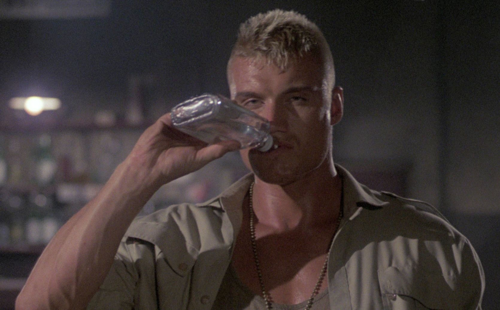 А мы все ждали, что актер начнет пить водку и ругаться матом по-русски, как в былинном боевике «Красный скорпион»