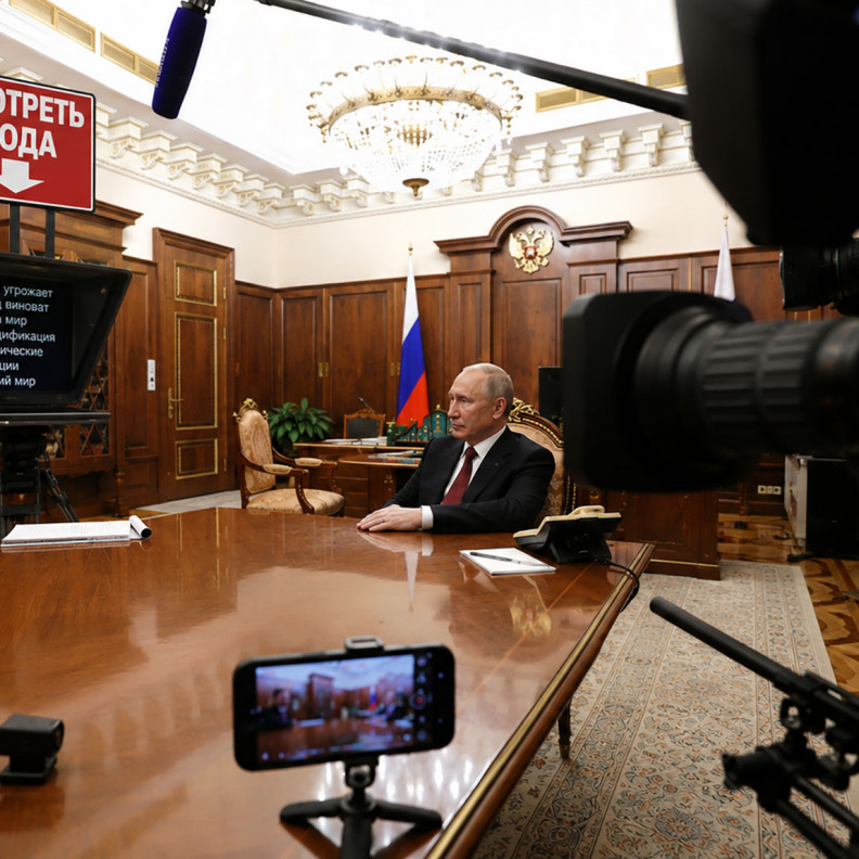 Телефуфлёр. «Интервью» Путина пропагандисту Павлу Зарубину — с комментарием обобщенного русского ватника
