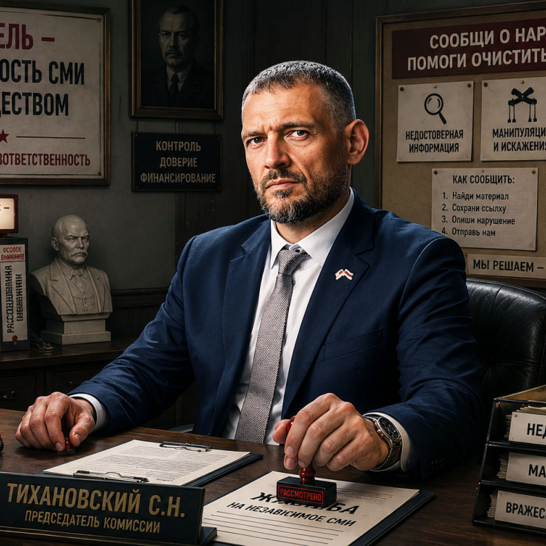 «Жыве комиссия по цензуре!» Сергей Тихановский призвал доносить на независимые СМИ