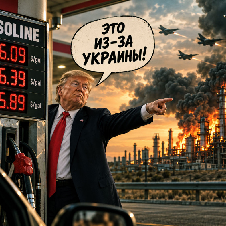Полный бак: Трамп нашел виновных в высоких ценах на бензин (и нет, это не Иран) 